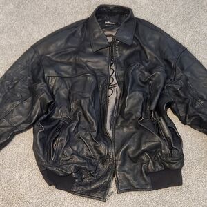 Pelle Pelle black leather jacket